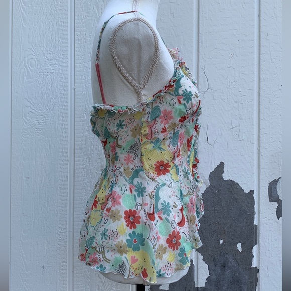 Vintage Guess Jeans floral print top (read!) - Picture 6 of 9